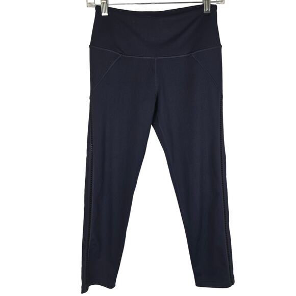 Victoria Secret Sport Knockout Navy Blue Athletic Leggings S - Picture 1 of 5